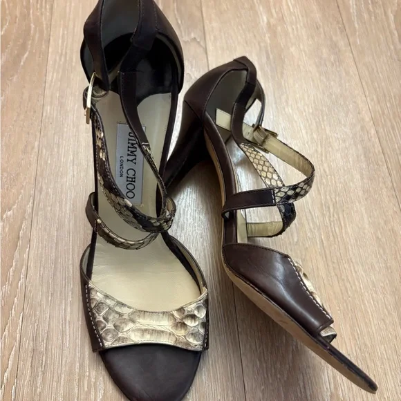 Jimmy Choo Brown and Tan Women's Sandals - Picture 7 of 7
